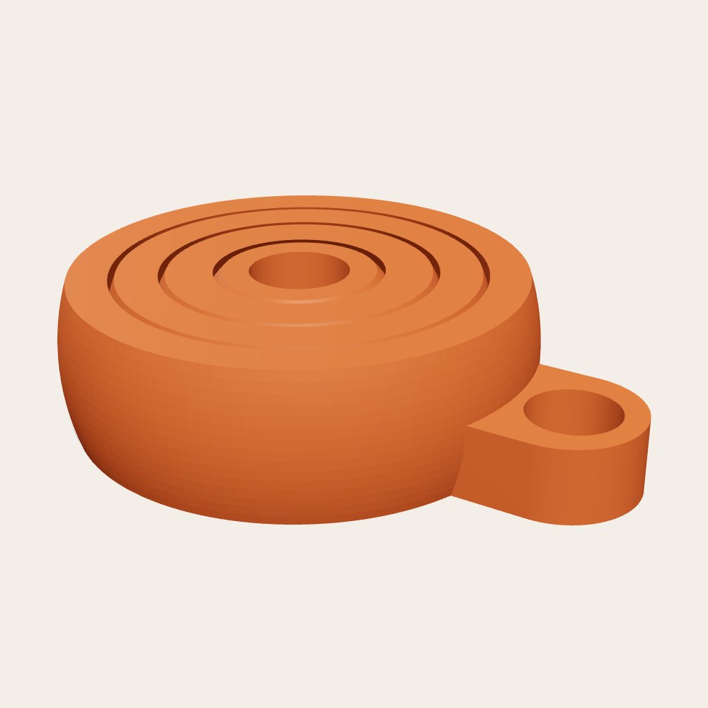 Gyro Fidget Spinner — 3D render