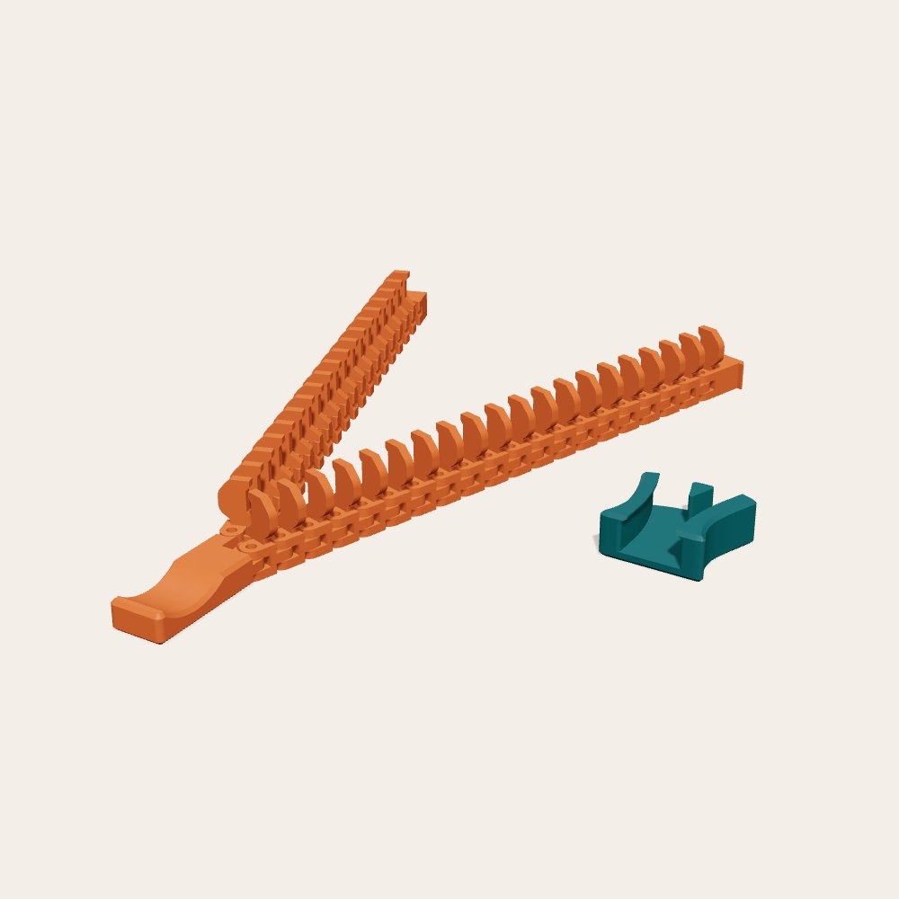 Zippy Bag Clip — 3D render