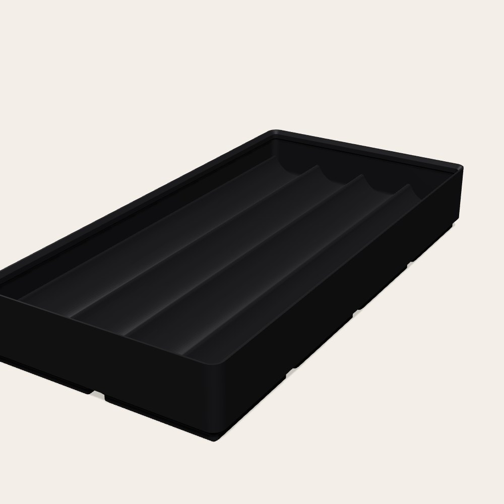 Gridfinity-Compatible Pen Holder — 3D render