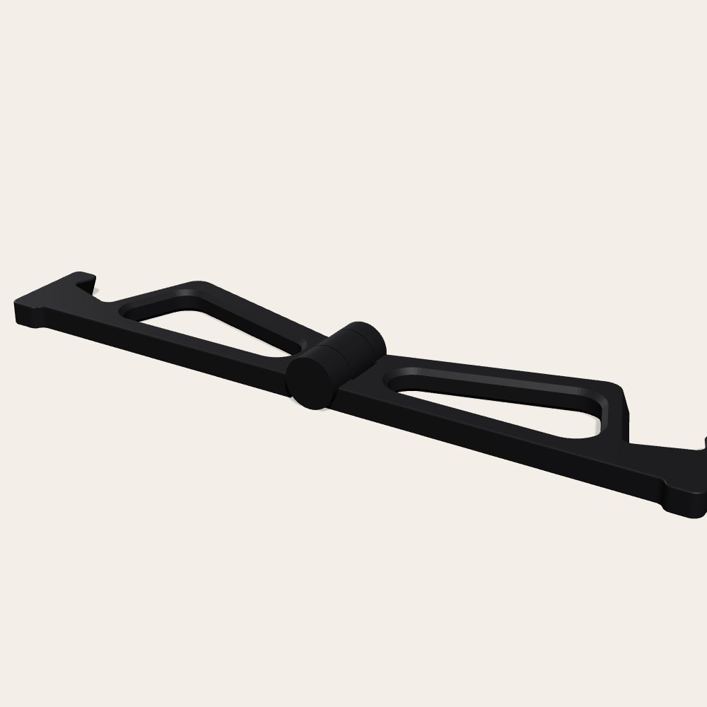 Foldable Phone Stand — 3D render