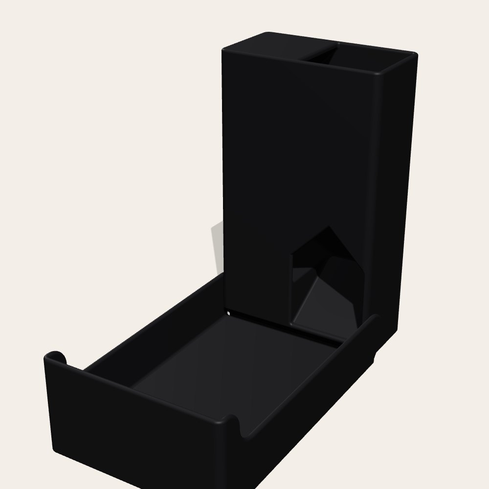 Portable Dice Tower (Print-in-Place) — 3D render